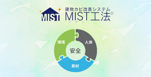 建物カビ改善システムMIST工法