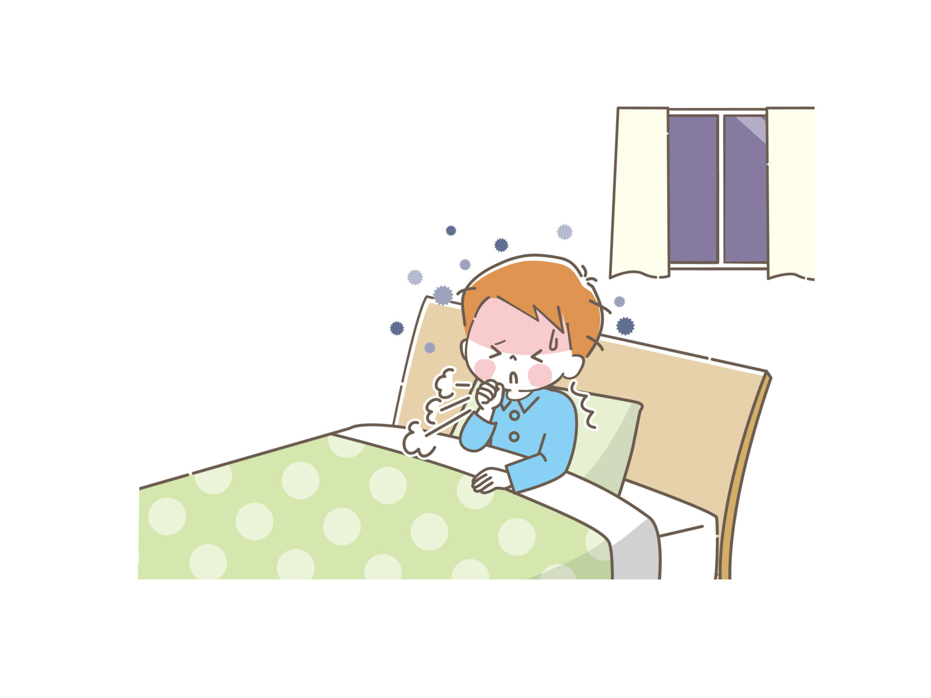 「夜に咳が酷くなる」自律神経と寝室の環境をリセット